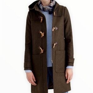 J Crew Melton Toggle Coat